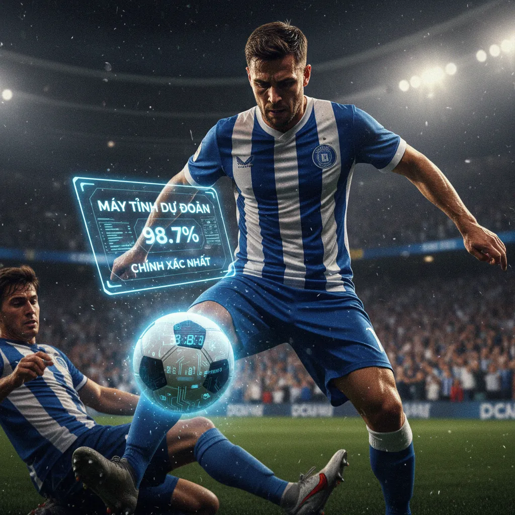 Giao diện một siêu máy tính dự đoán kết quả bóng đá