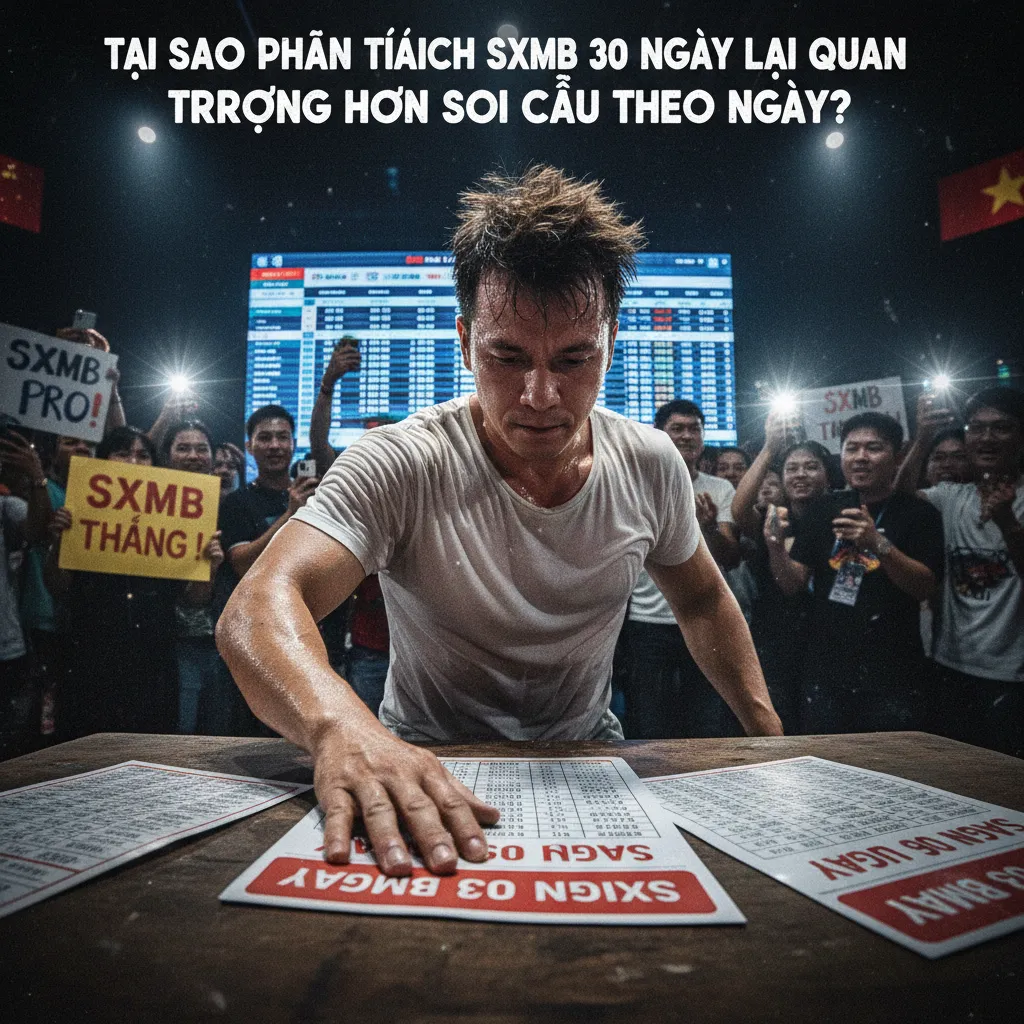 Tại sao phân tích SXMB 30 ngày lại quan trọng hơn soi cầu theo ngày?